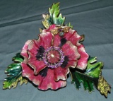 Jay Strongwater. Jeweled and Enameled Flower