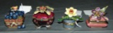 Jay Strongwater. Trinket Boxes. Lot of 4.