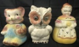 Cookie Jar Lot of 3