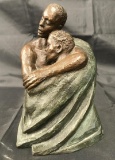 Bronze. Tina Allen. African Man and Woman.
