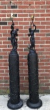 Pair of Neo Classical Style Figural Lamps