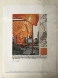 Christo, Gates Project for Central Park, NY Signed
