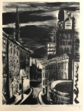 Ruth Chaney Signed Lithograph, 