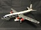 Tin Litho Cragstan United Airlines DC-7 Toy Plane