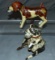 (2) Tin Litho Windup Dog Toys