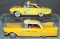 2 Japanese Tin Taxis