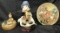 (3) Disney Jiminy Cricket Italian Sculptures