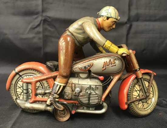 Tin Litho Arnold Mac 700 Motorcycle
