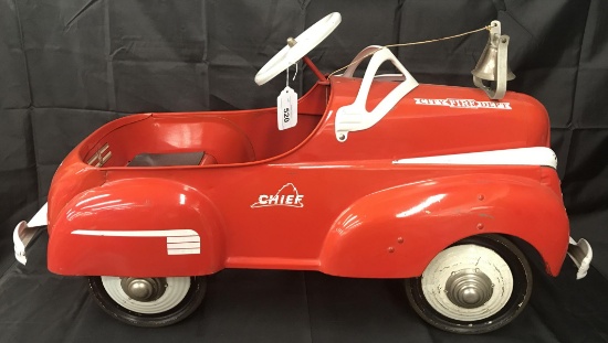 1940's Murray Chrysler Fire Dept Chief Pedal Car