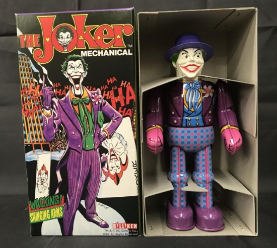 Boxed Tin Mechanical Joker Billiken, Japan