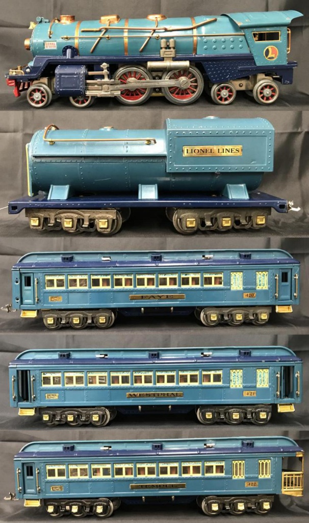 lionel 400e blue comet