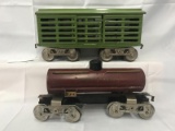 Clean Early Lionel 13 & 15 Freight Cars