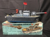 Boxed Battery Op Cragstan Cap Firing Gunboat