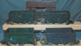 5 Lionel 100 Series Freight Cars