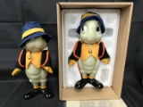 (2) Disney Jiminy Cricket Knickerbocker Dolls