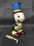 Vintage Disney Jiminy Cricket Linemar Wind Up