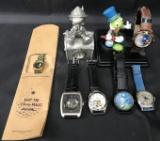 (7) Disney Jiminy Cricket Ltd Edition Watches