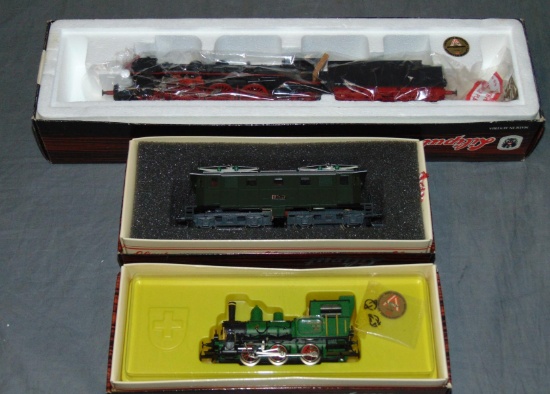 3 Boxed Liliput HO Locomotives