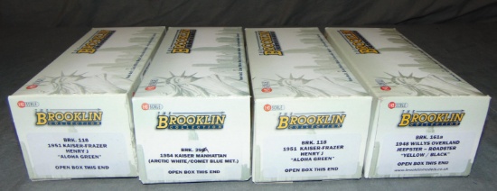 4 Boxed Brooklyn 1:43 Vehicles