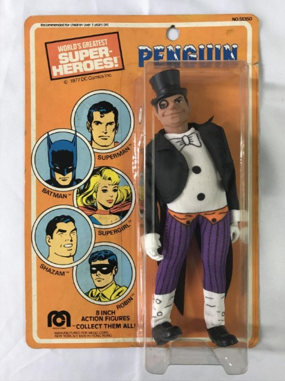 1977 Mint on Card Mego Penguin WGSH Action Figure