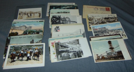 Coney Island Post Card Lot.