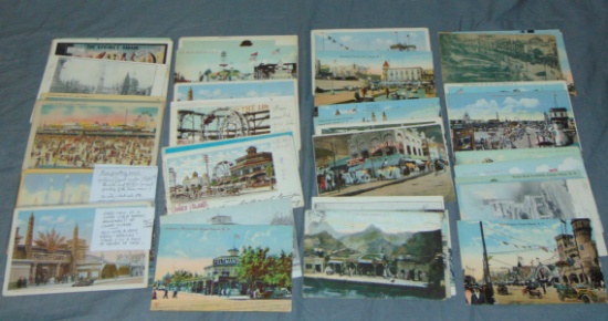 Coney Island Post Card Lot.