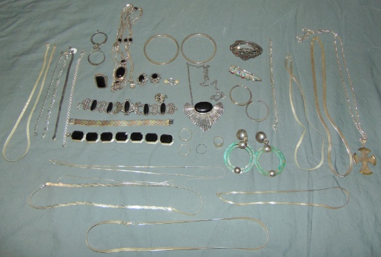 Silver Jewelry Lot.