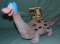 Fred Flintstone on Dino. Battery Operated Toy