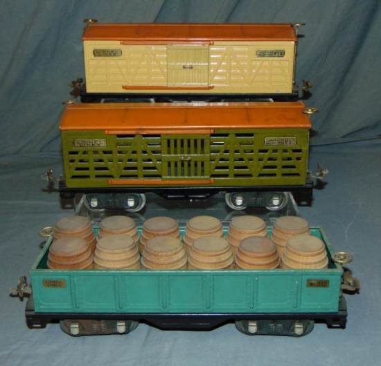 3 Lionel ST GA 500 Series Freight Cars