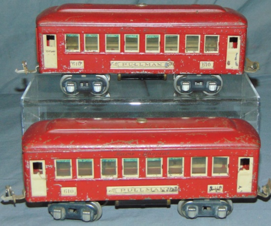 2 Scarce Lionel 610 Macy Special Pullmans