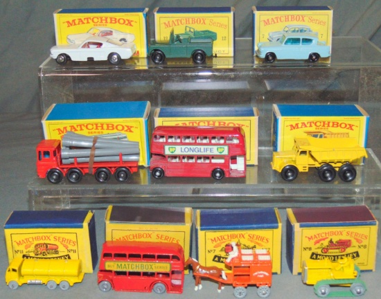 Matchbox Store Stock Lot of Ten Boxed.