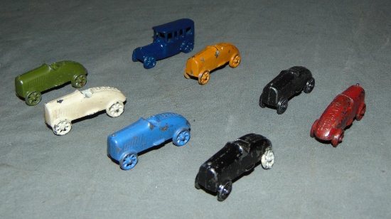 8Pc TootsieToy Embossed Vehicle Lot