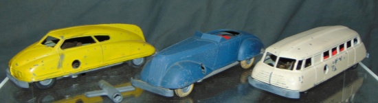 3 Early Solido Wind-Up Vehicles
