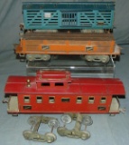 3 American Flyer ST GA Freight Cars