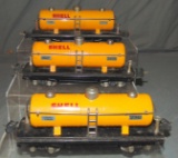 3 Lionel 2815 Shell Tank Cars