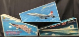 (3) Boxed Battery Op Airplane Toys