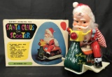 Santa Claus on Scooter. Boxed.