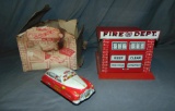 Boxed Marx 8960 Automatic Fire House