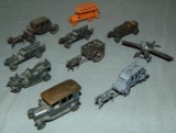 9 Early French Diecast Vehicles