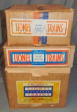 3 EMPTY Lionel Set Boxes