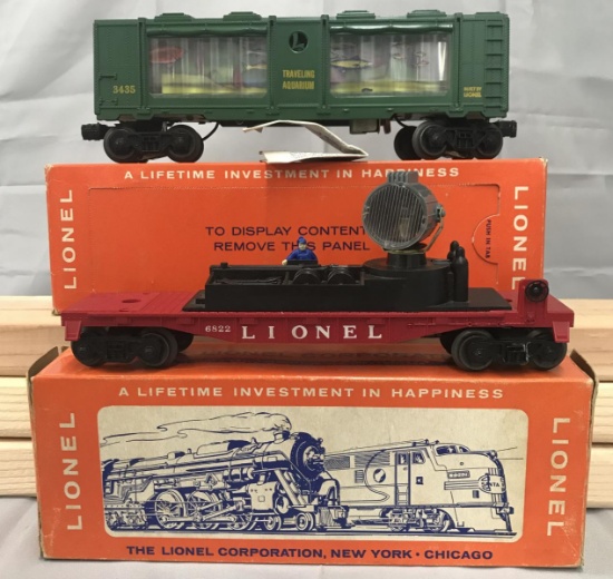 LN Boxed Lionel 3435 & 6822 Freight Cars