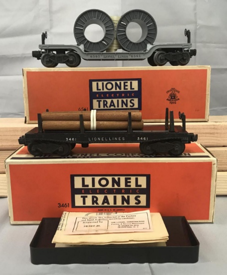 LN Boxed Lionel 3461 & 6561 Freight Cars