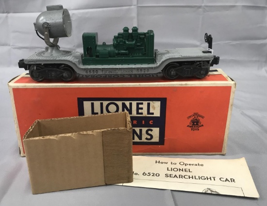 LN Boxed Lionel 6520 Green Generator