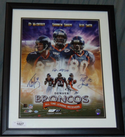 Shannon Sharpe Signed Denver Broncos Sports Illustrated Inscribed