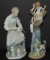 Lladro. Porcelain Figurines. Lot of 2.