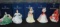 Royal Doulton Figurines. Lot of 5.