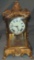 Ansonia Bronze & Crystal Regulator Clock