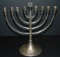 Marked Silver European Menorah.