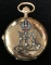 14 Kt Gold & Diamond Royalty Pocket Watch