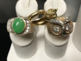 14 Kt & 18 Kt Gold Ring Lot